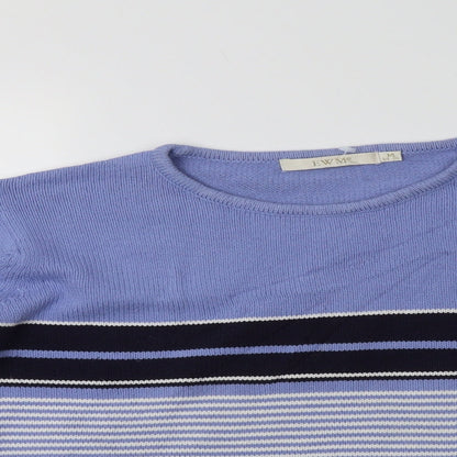 Womens UK Size M EWM Blue Pullover Jumper