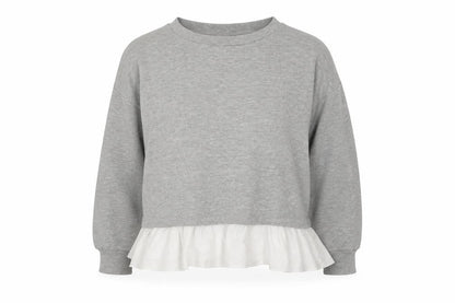 Womens UK Size 10 Topshop Grey Pullover Jumper