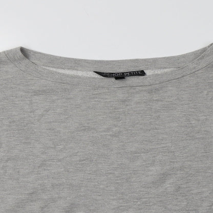 Womens UK Size 10 Topshop Grey Pullover Jumper