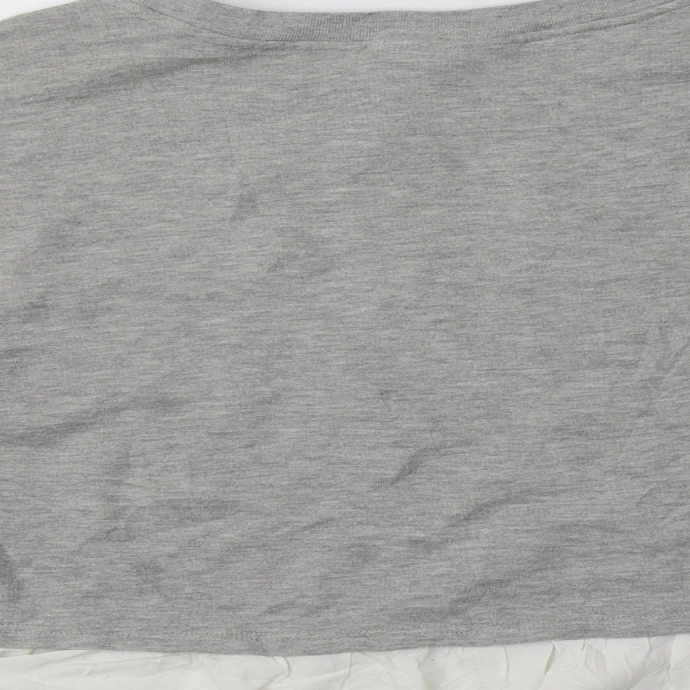 Womens UK Size 10 Topshop Grey Pullover Jumper