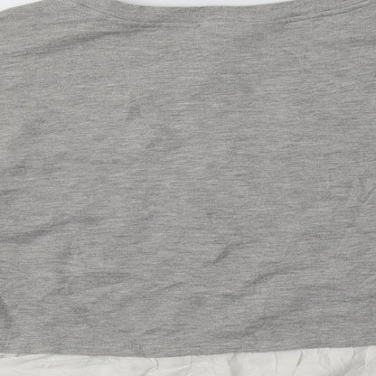Womens UK Size 10 Topshop Grey Pullover Jumper