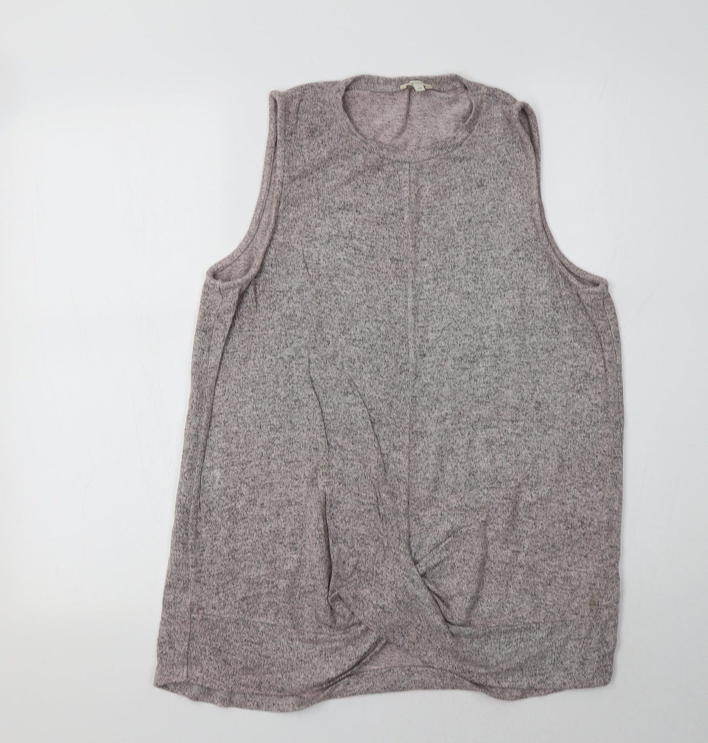 Womens UK Size 14 River Island Pink Vest Jumper