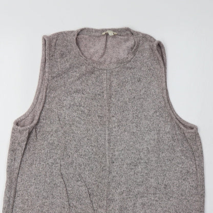 Womens UK Size 14 River Island Pink Vest Jumper