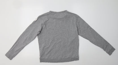 H&M Womens Grey  Cotton Pullover Sweatshirt Size S
