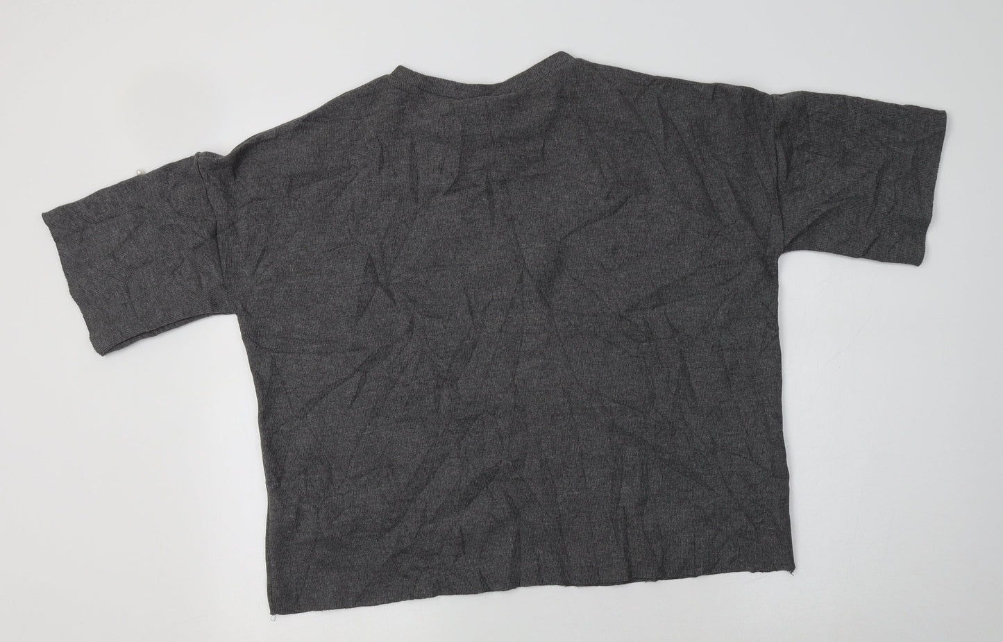 Womens UK Size M Zara Grey Pullover Jumper