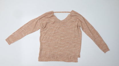 Womens UK Size M M&S Pink Pullover Jumper