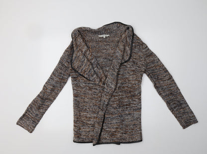 Womens UK Size 8 Peacocs Brown Cardigan Jumper