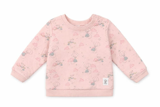George Baby Pink Geometric Cotton Pullover Jumper Size 9-12 Months
