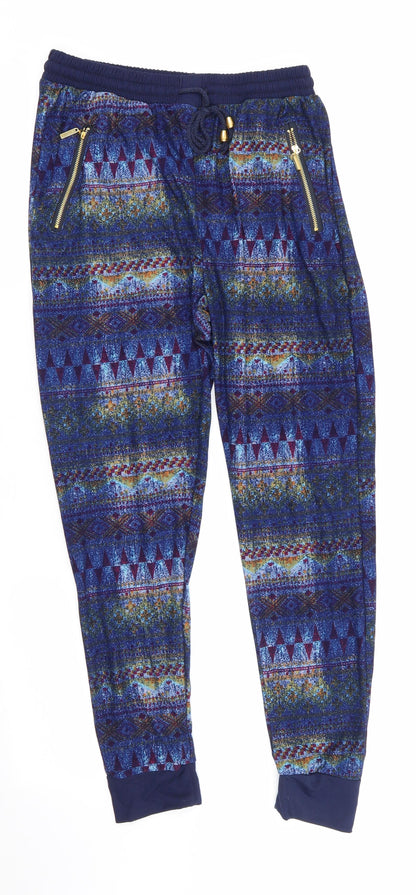 Womens UK Size S Preworn Regular Fit Jegging Blue Trousers
