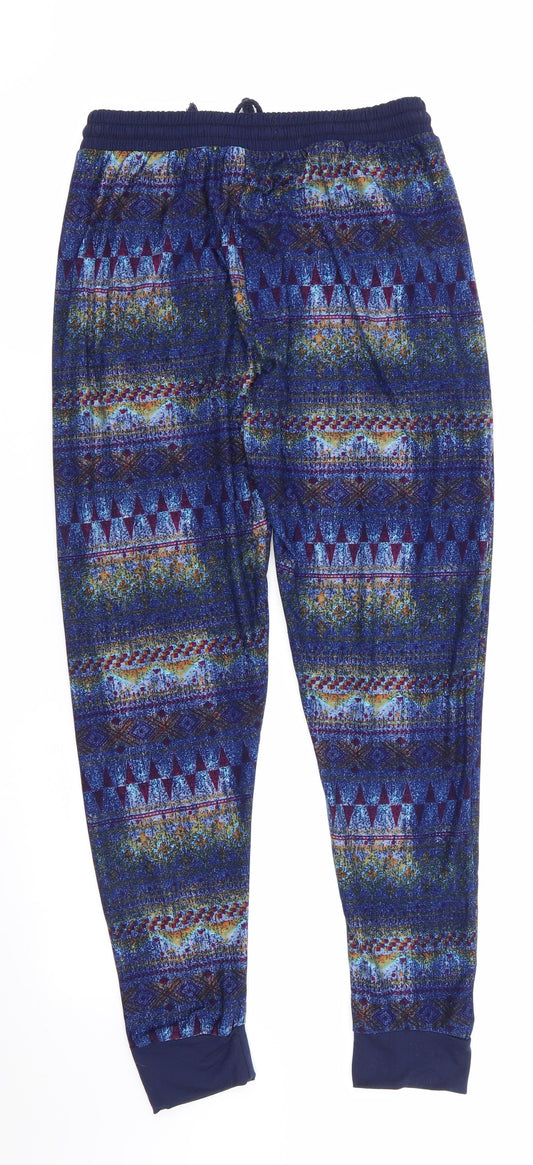 Womens UK Size S Preworn Regular Fit Jegging Blue Trousers