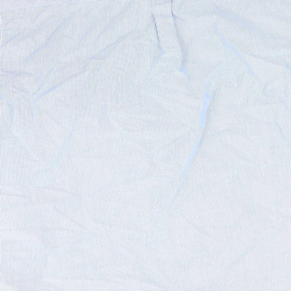Mens UK Size M Burtons Menswear Blue  Button-Up Long Sleeve Casual Shirt