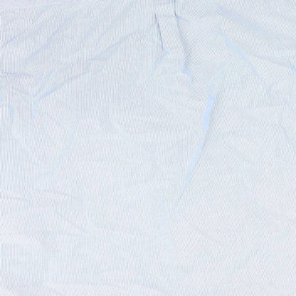 Mens UK Size M Burtons Menswear Blue  Button-Up Long Sleeve Casual Shirt