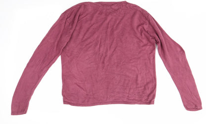 Womens UK Size M Lauren taylor Pink Pullover Jumper