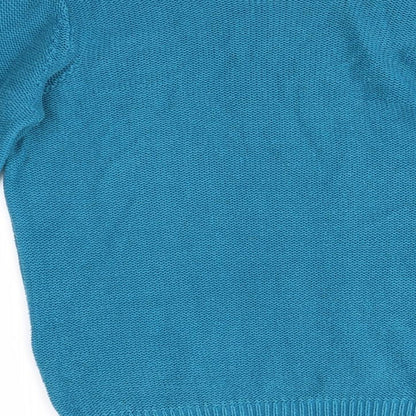 Womens UK Size S BHS Blue Pullover Jumper