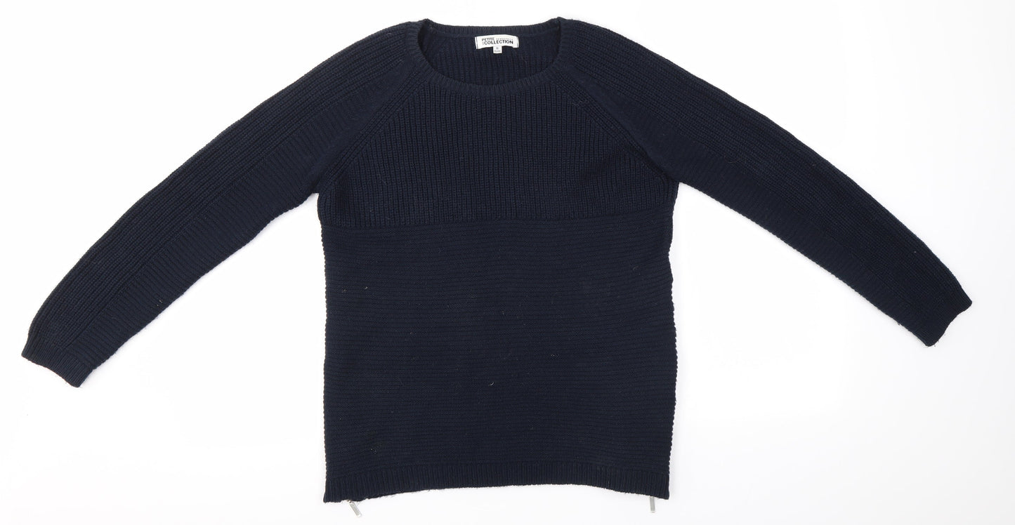 Womens UK Size 6 Debenhams Blue Pullover Jumper
