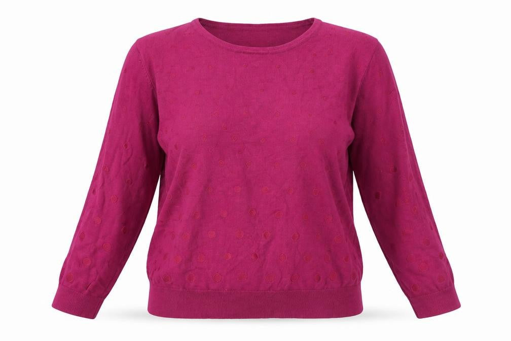 Womens UK Size M JUST ELEGANCE Pink Basic Blouse