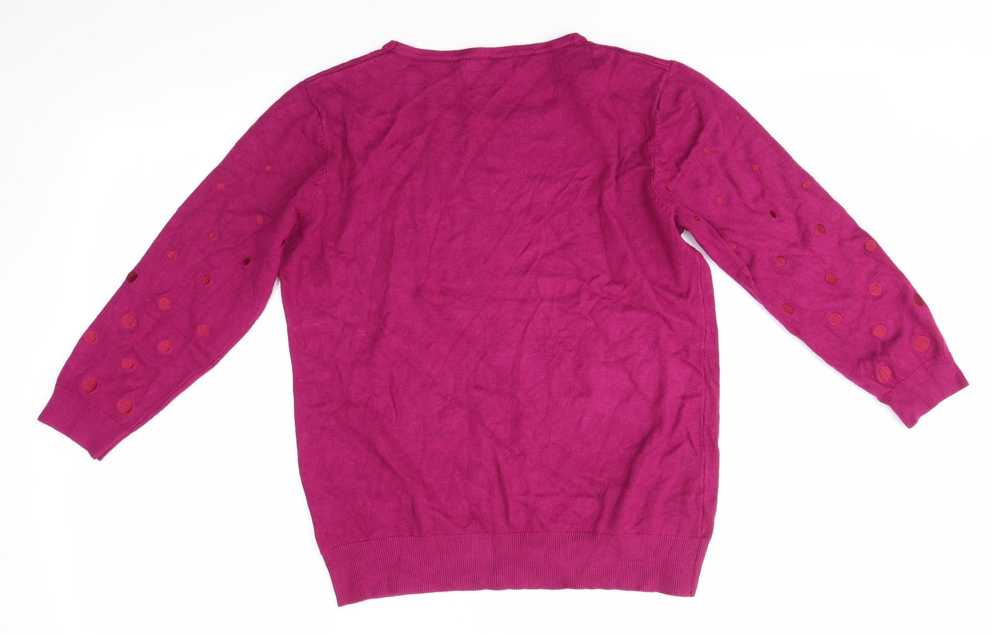 Womens UK Size M JUST ELEGANCE Pink Basic Blouse