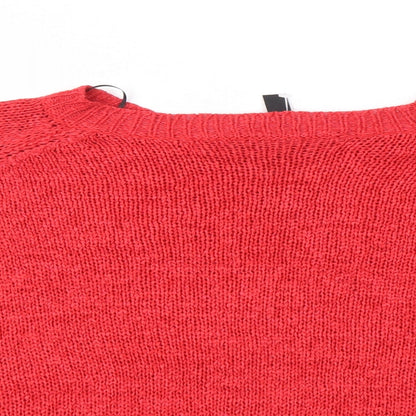 Womens UK Size M Rainbow Red Pullover Jumper