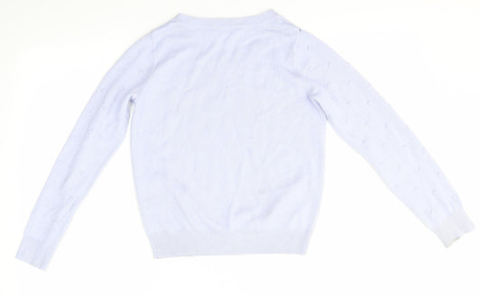 Womens UK Size 6 Dorothy Perkins Purple Pullover Jumper