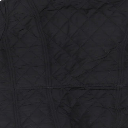 Womens UK Size L Weatherproof Black Overcoat