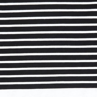 Cable & Gauge Womens Multicoloured Round Neck Striped Viscose Pullover Jumper Size XL