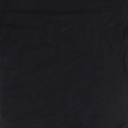 Primark Womens Black  100% Cotton Basic T-Shirt Size XS Round Neck