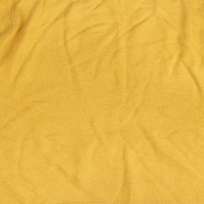 Womens UK Size M Preworn Yellow Pullover Jumper
