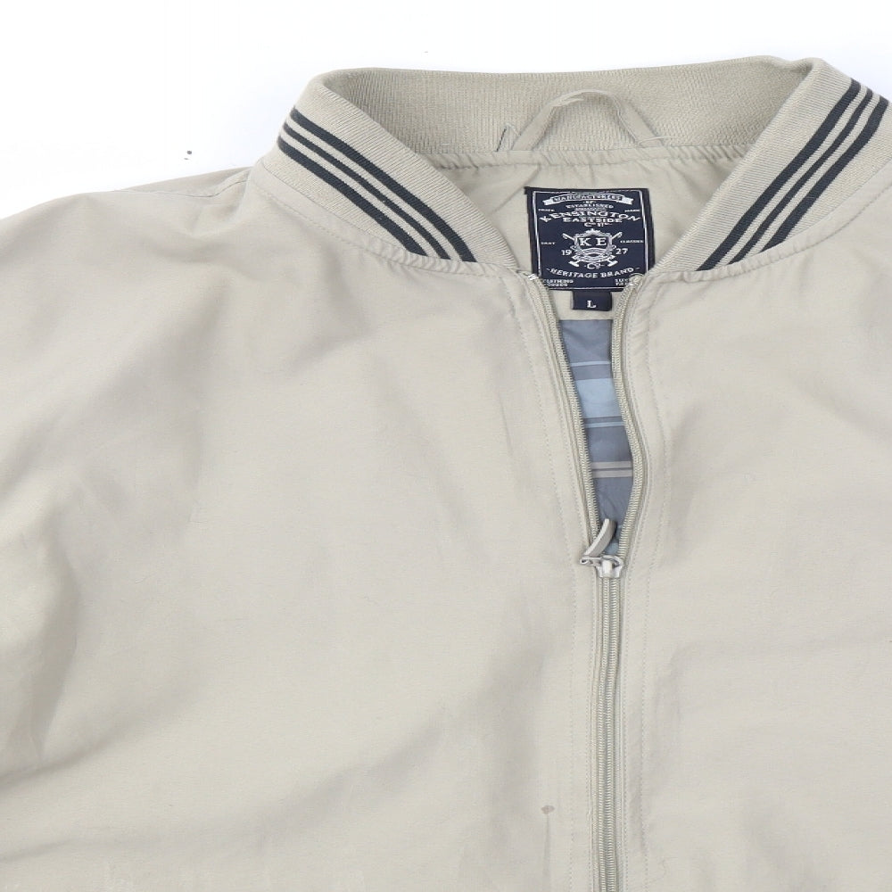 Mens UK Size L Kensington Beige Overcoat