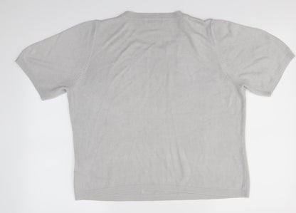 Womens UK Size 16 M&S Grey Pullover Jumper
