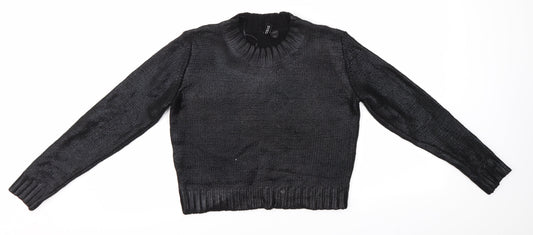 Womens UK Size 6 H&M Black Pullover Jumper