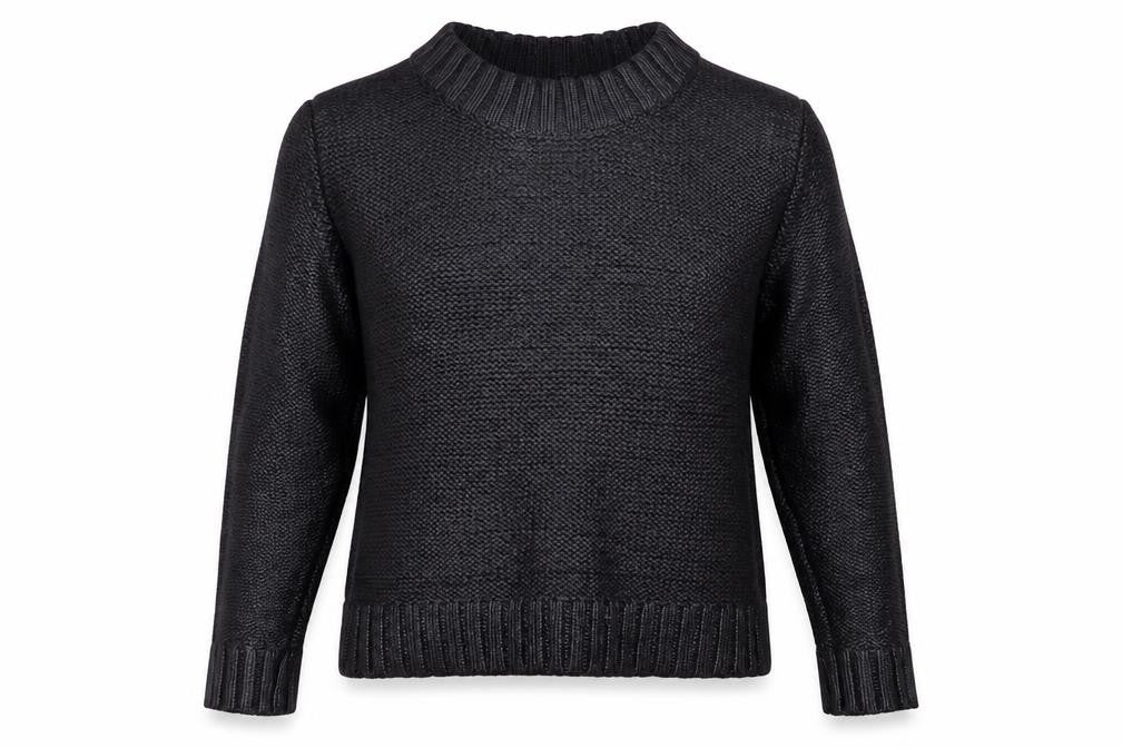 Womens UK Size 6 H&M Black Pullover Jumper