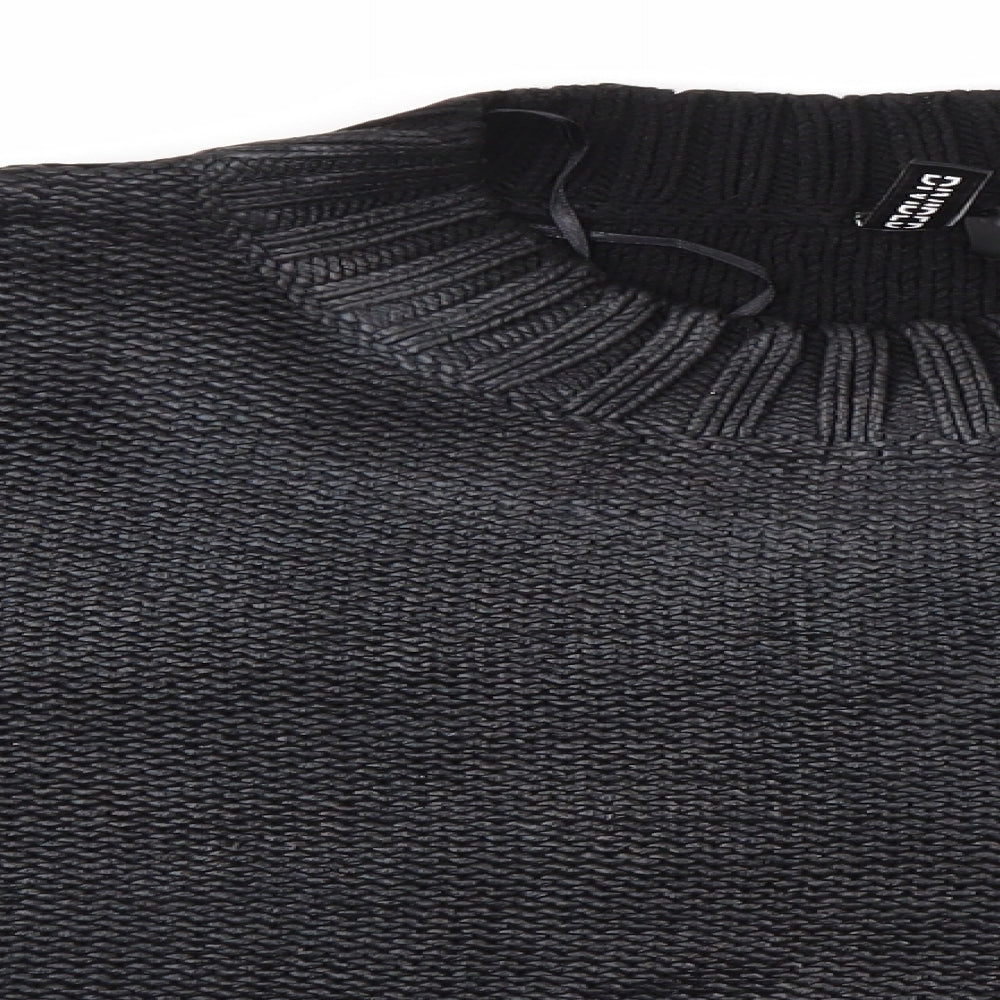 Womens UK Size 6 H&M Black Pullover Jumper