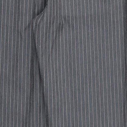 TU Womens Grey  Polyester Dress Pants Trousers Size 12 L28 in Regular