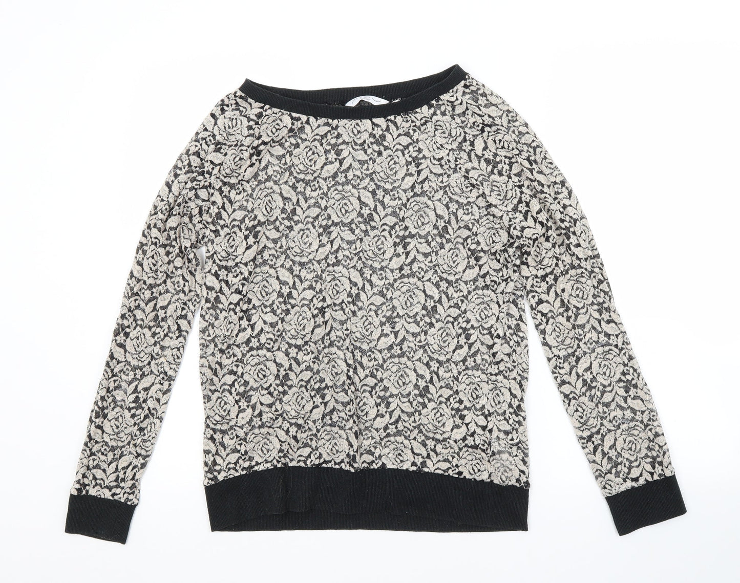 Womens UK Size 14 New Look Multicoloured Pullover Jumper