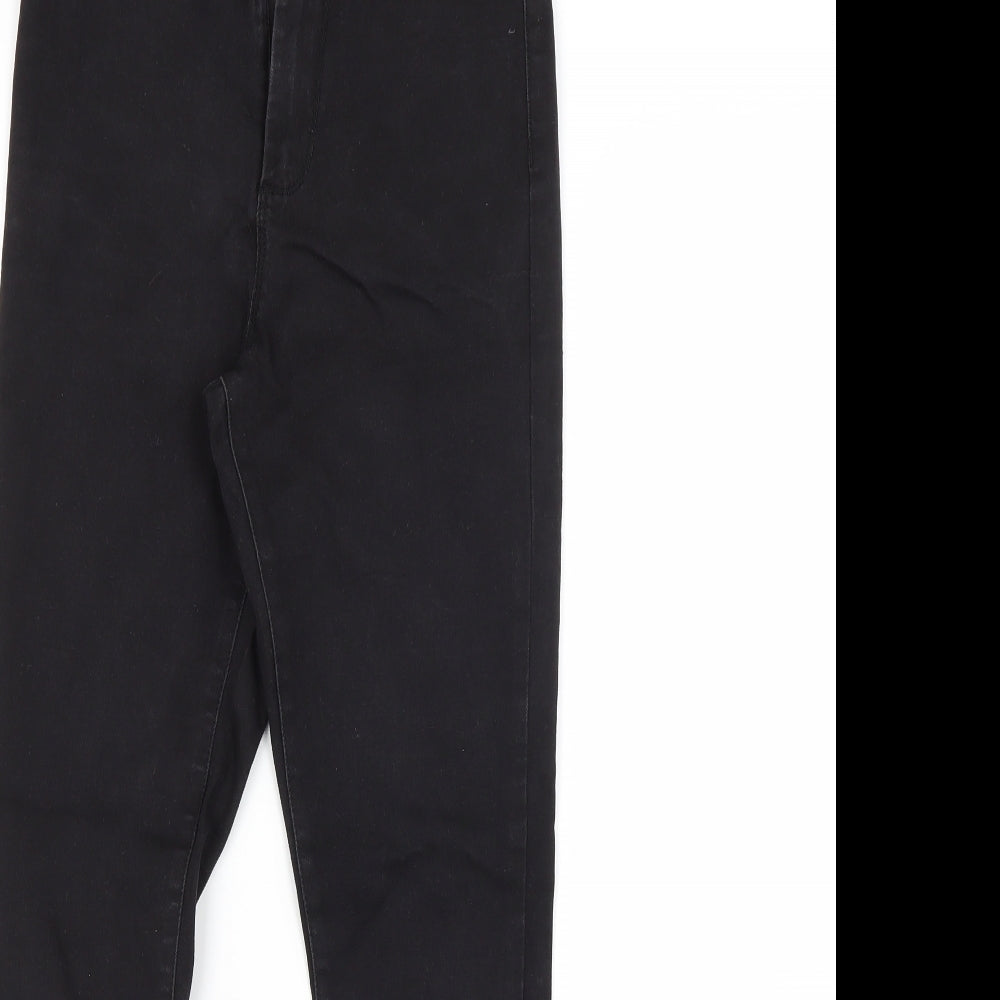 Primark Womens Black  Cotton Skinny Jeans Size 10 L27 in Regular
