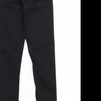 Primark Womens Black  Cotton Skinny Jeans Size 10 L27 in Regular