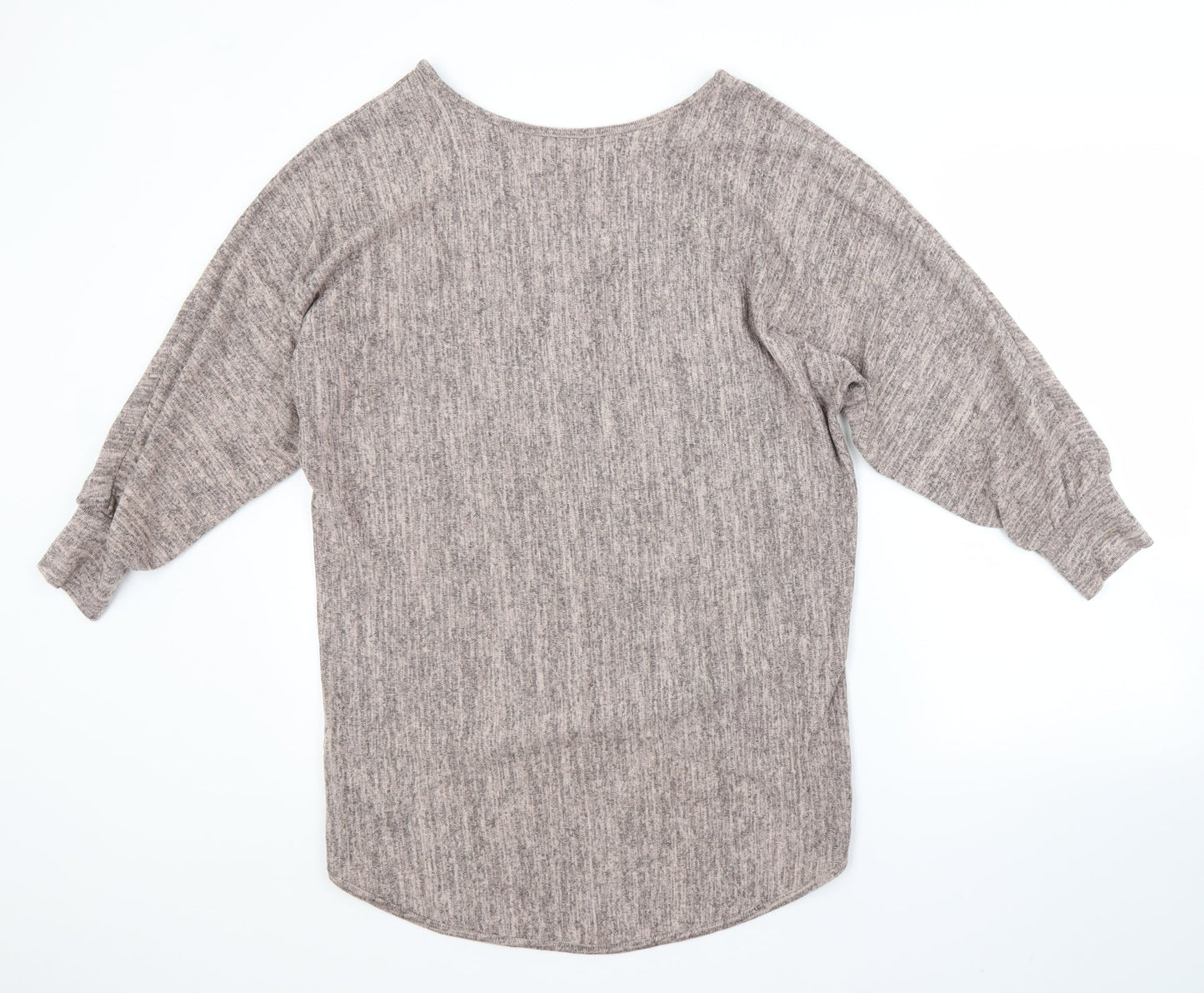 Apricot Womens Pink Scoop Neck  Polyester Pullover Jumper Size 10