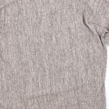 Apricot Womens Pink Scoop Neck  Polyester Pullover Jumper Size 10