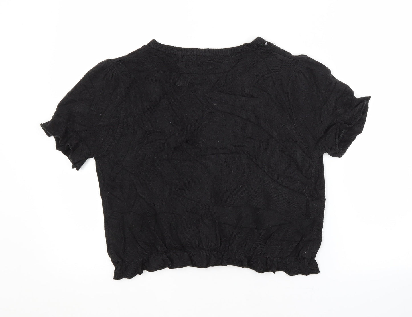 Womens UK Size 12 Therapy Black Cardigan Jumper