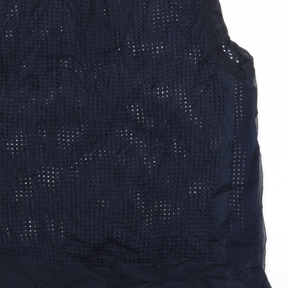 Womens UK Size 14 NEXT Blue Basic Blouse