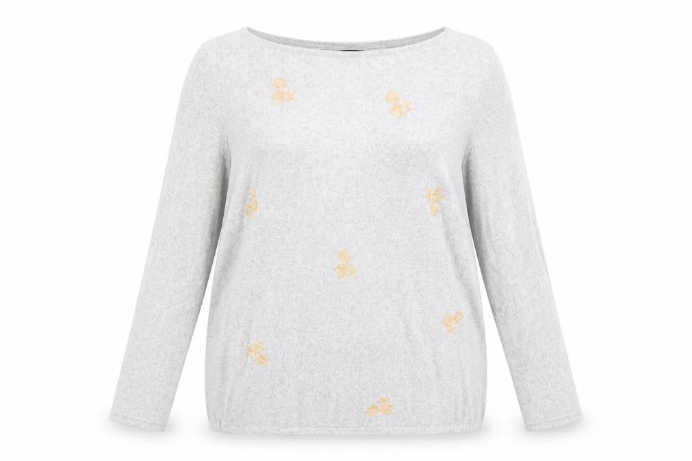 Womens UK Size 14 Preworn Grey Pullover Jumper