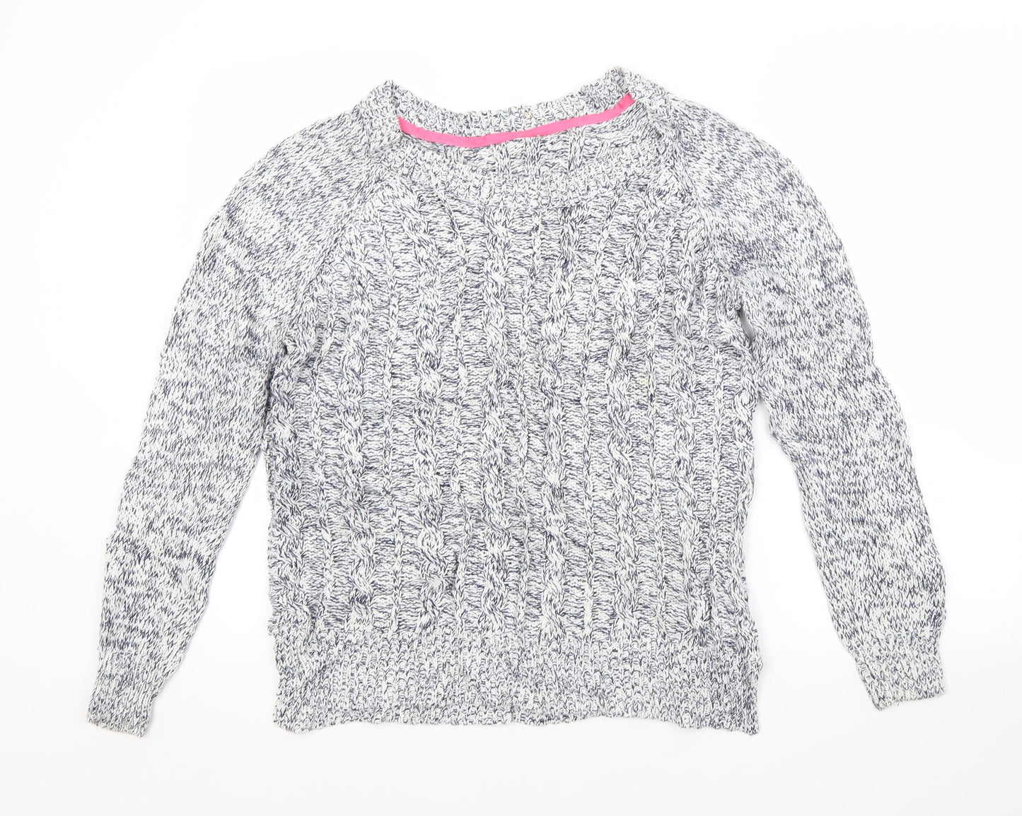 Womens UK Size  Preworn Blue Pullover Jumper