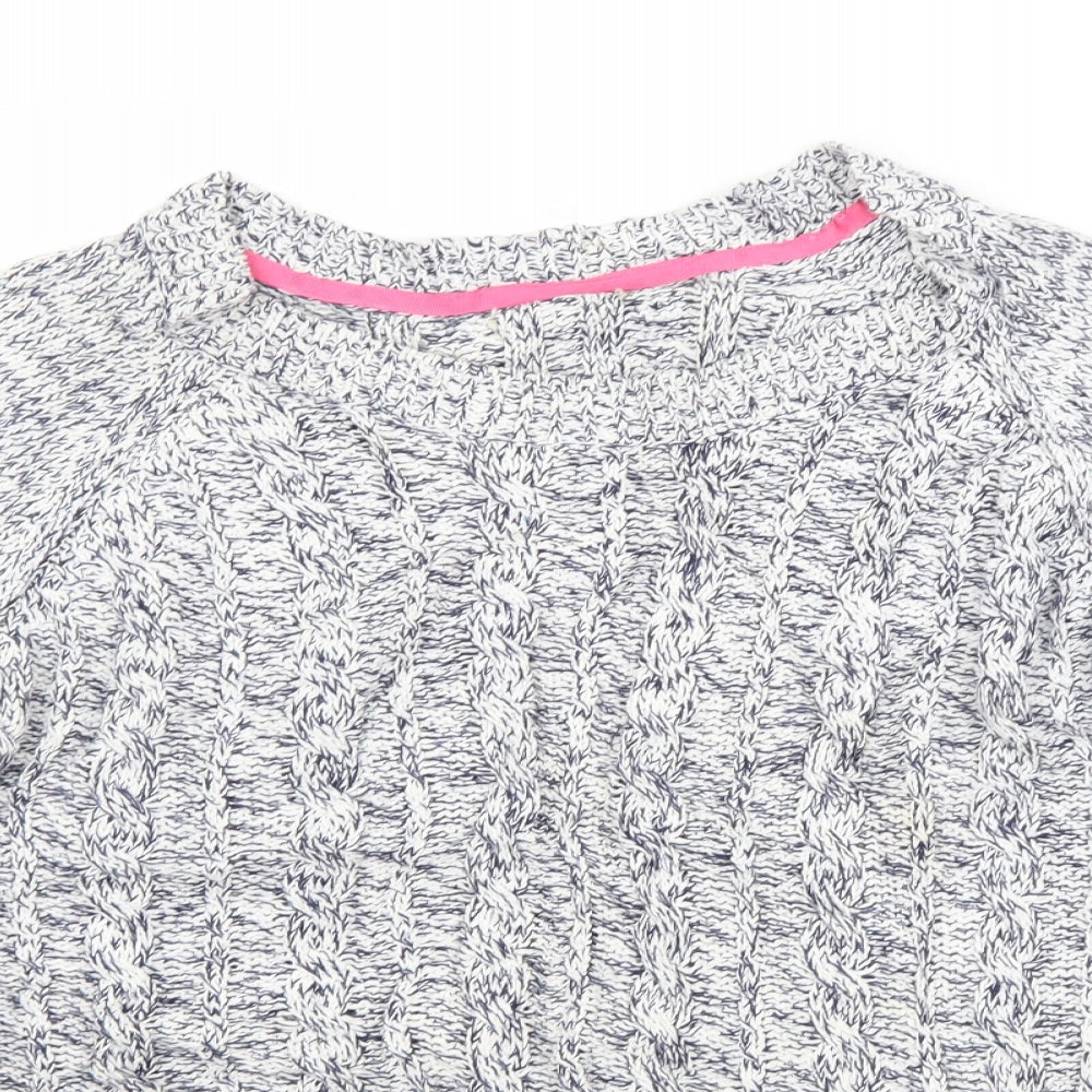 Womens UK Size  Preworn Blue Pullover Jumper