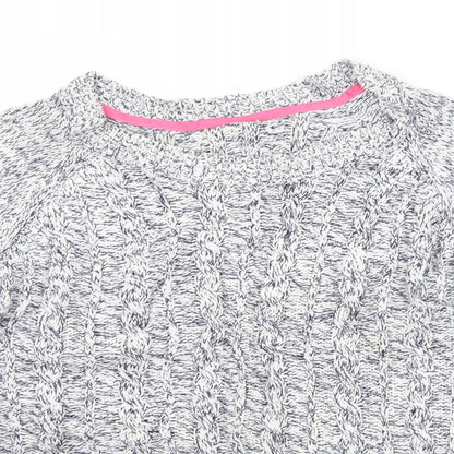 Womens UK Size  Preworn Blue Pullover Jumper