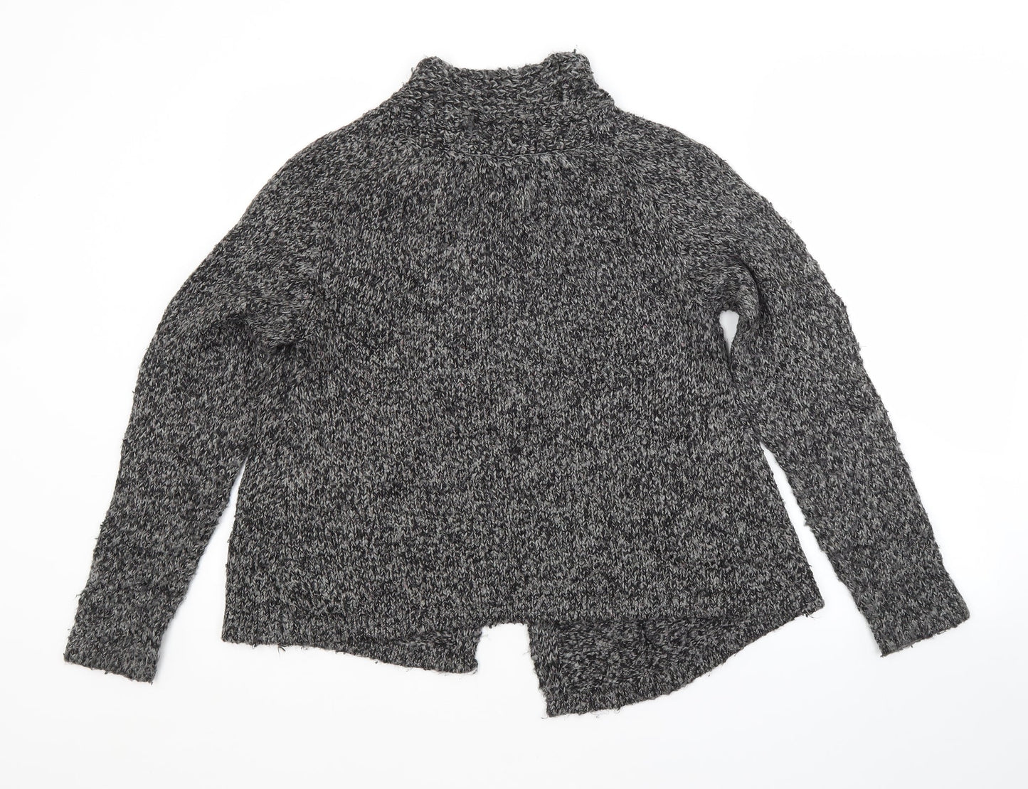 Womens UK Size M Preworn Grey Cardigan Jumper