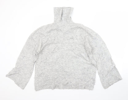 Womens UK Size 16 NEXT Grey Pullover Jumper