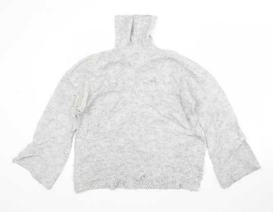 Womens UK Size 16 NEXT Grey Pullover Jumper