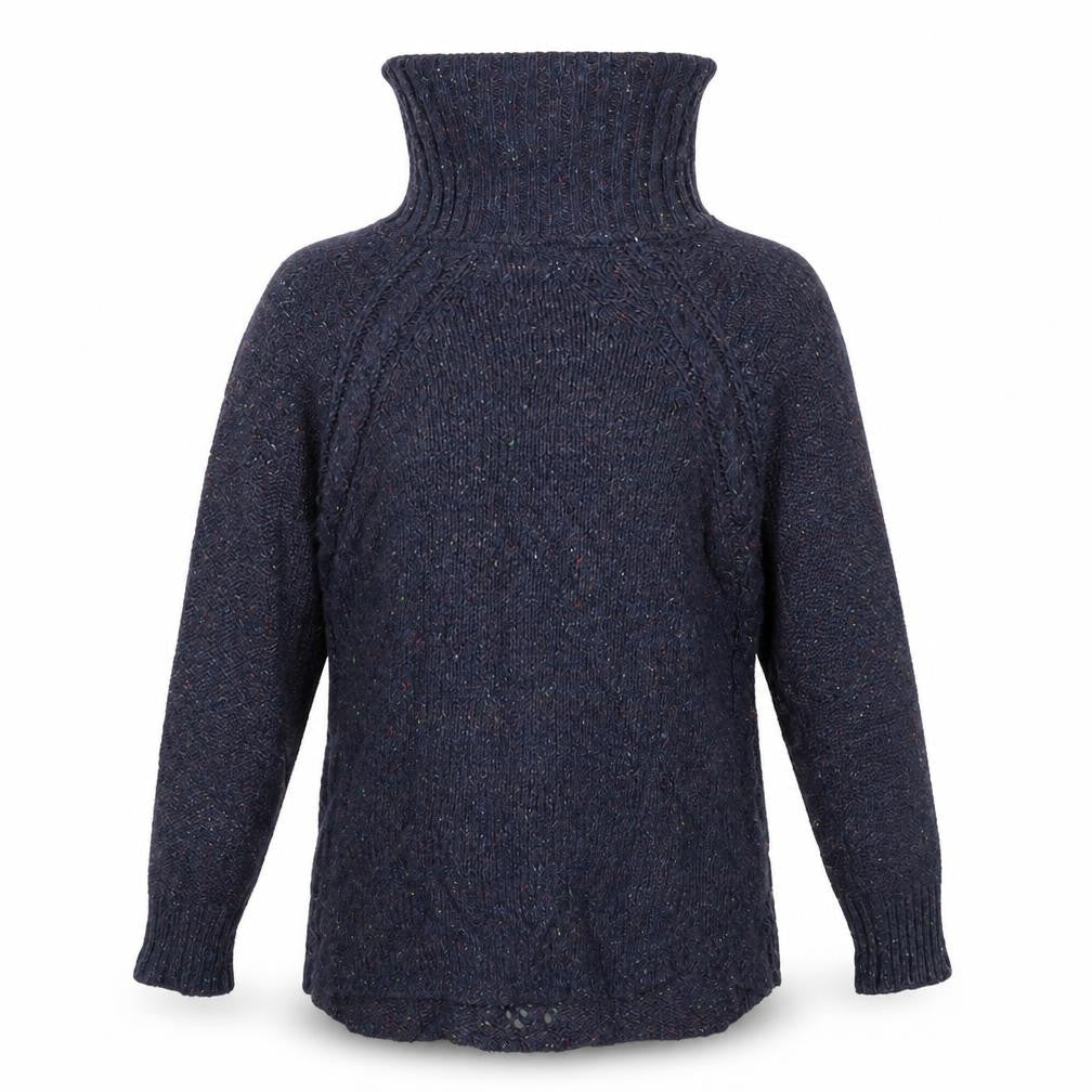 Womens UK Size M Preworn Blue Pullover Jumper