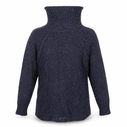 Womens UK Size M Preworn Blue Pullover Jumper