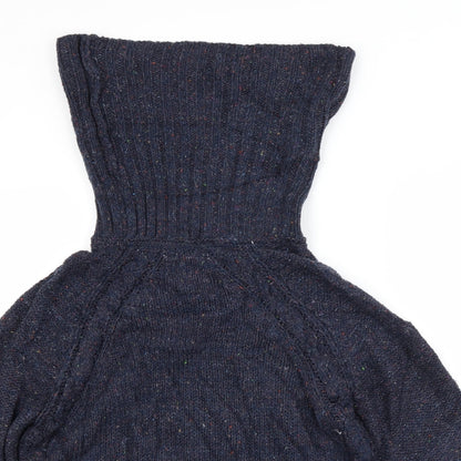 Womens UK Size M Preworn Blue Pullover Jumper